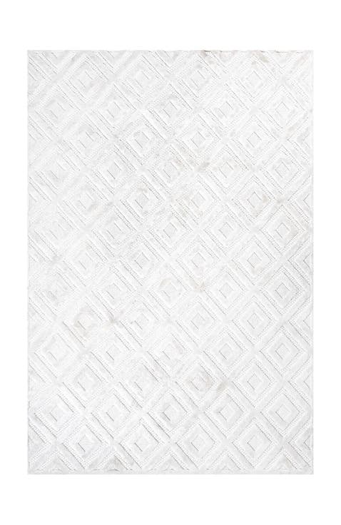 Portmany Neutral Diamond Trellis Indoor/Outdoor Area Rug
