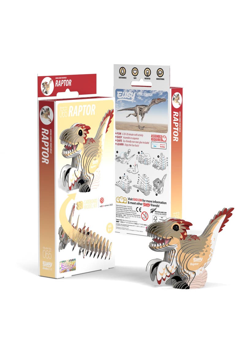 Raptor 3D Puzzle, Main, color, No Color
