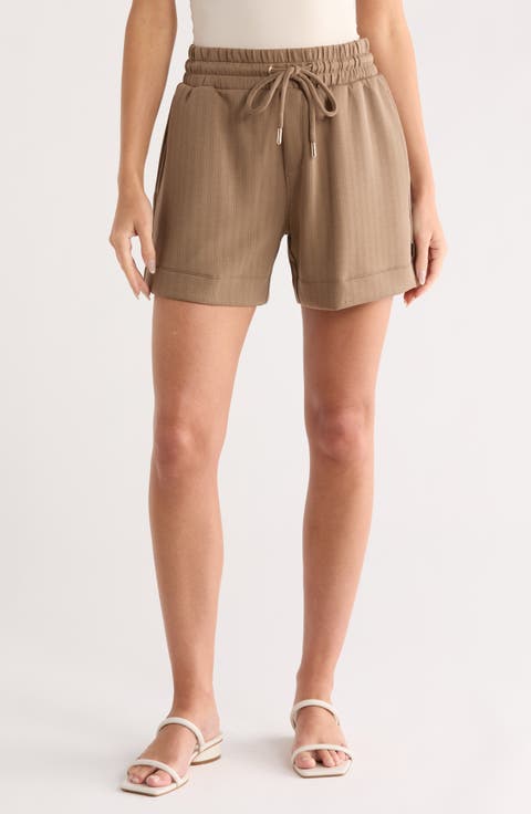 x @cellajaneblog Rib Scuba Knit Shorts