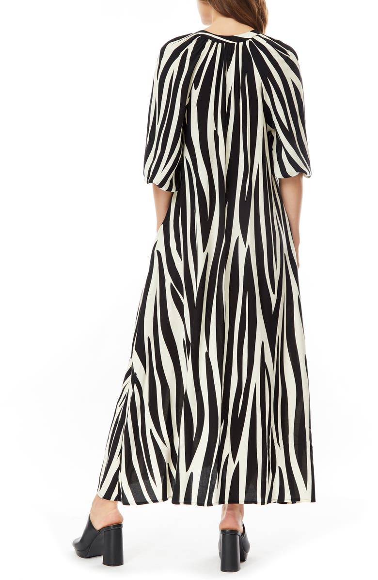BY DESIGN Lauren Maxi Dress, Alternate, color, Contrast