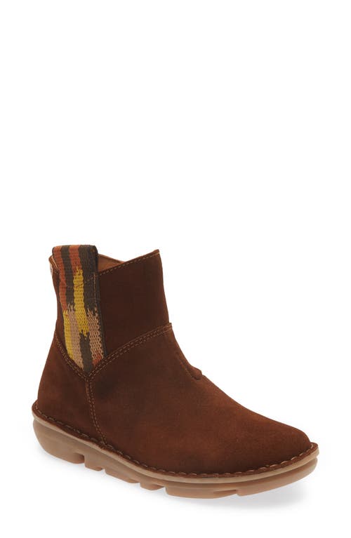 On Foot Silken Waterproof Suede Bootie in Tan 