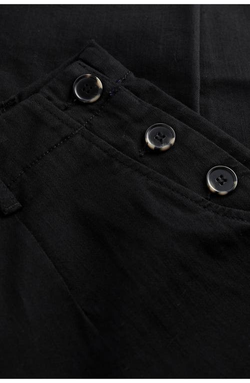 Seasalt Cornwall Waterdance Tapered Leg Pants In Black