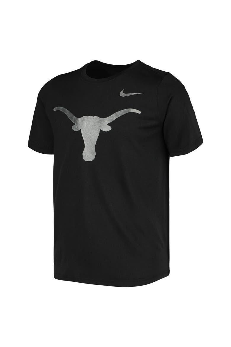 Youth Nike Texas Longhorns Blackout Legend Performance T-Shirt, Alternate, color, Black