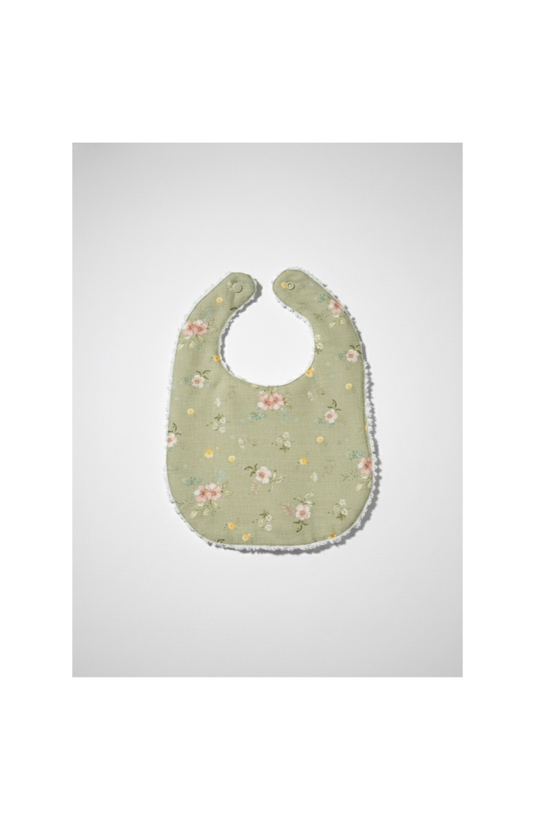 Piper&Cloth Layette Linen Bib, Alternate, color, Hedgerow Floral