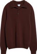 Sunspel Lambswool Polo Sweater
