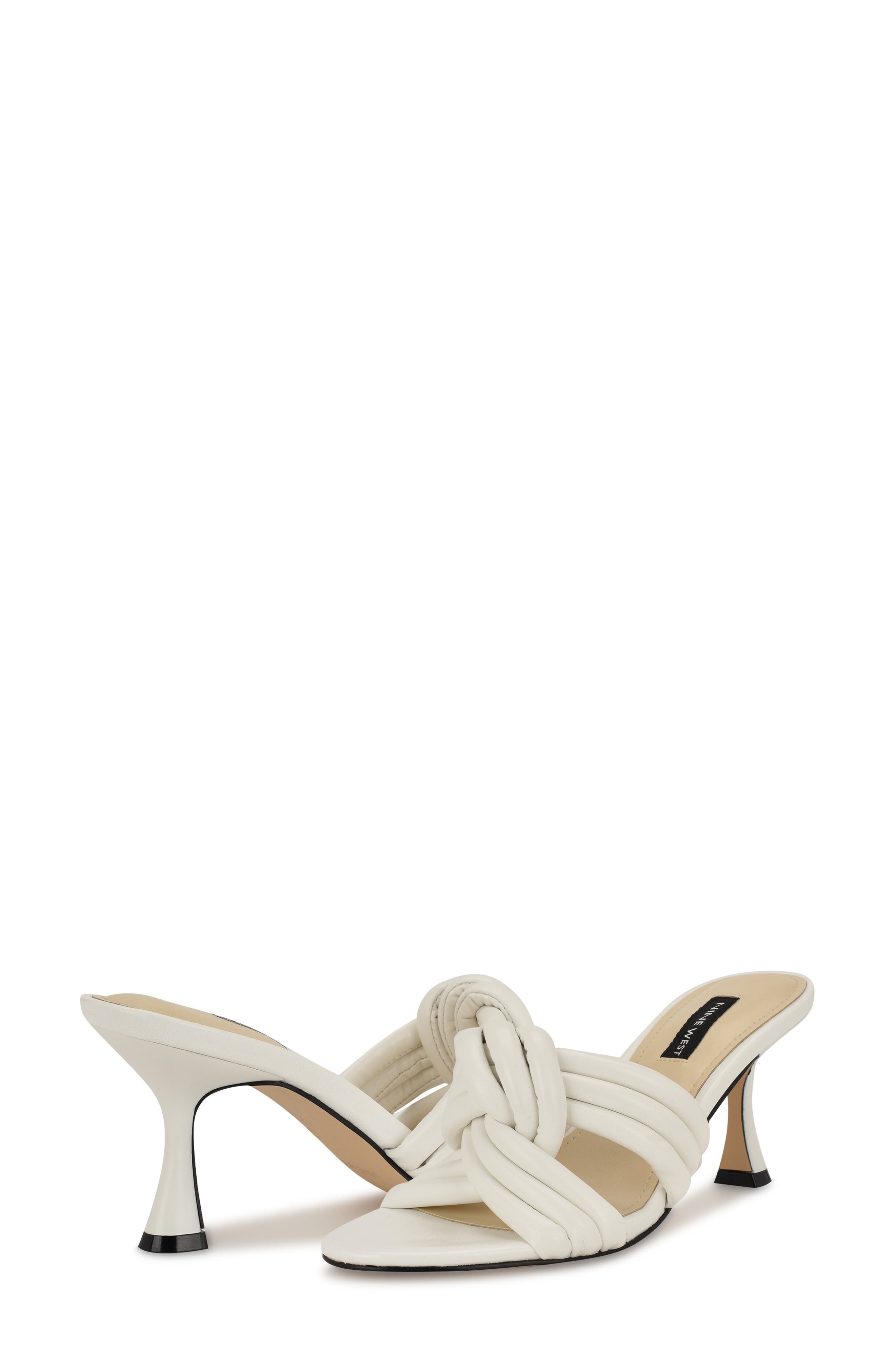 Nine West Norene Knotted Strap Sandal, Alternate, color, 