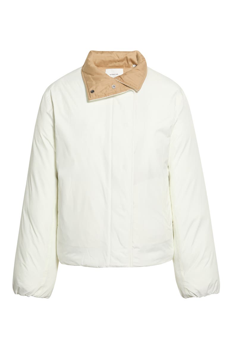 Light Puffer Jacket, Main, color, CLASSIC CREAM