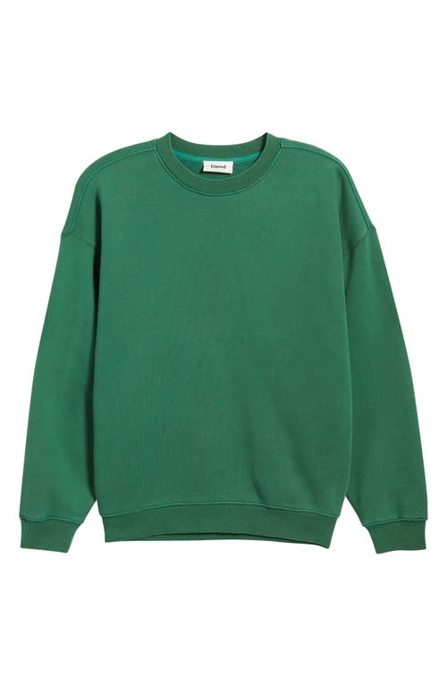 Elwood Core Oversize Crewneck Sweatshirt In Green