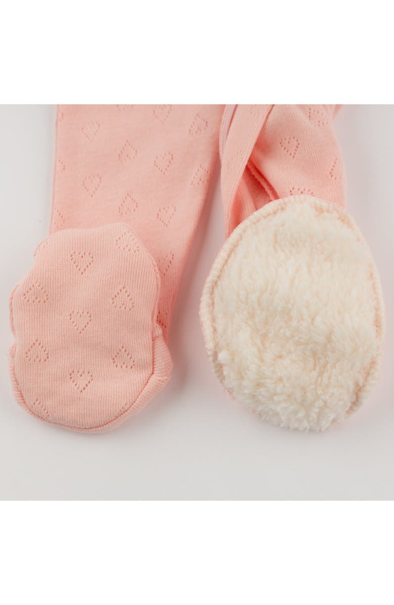 oh baby! Hearts Pointelle Footie, Alternate, color, Pink