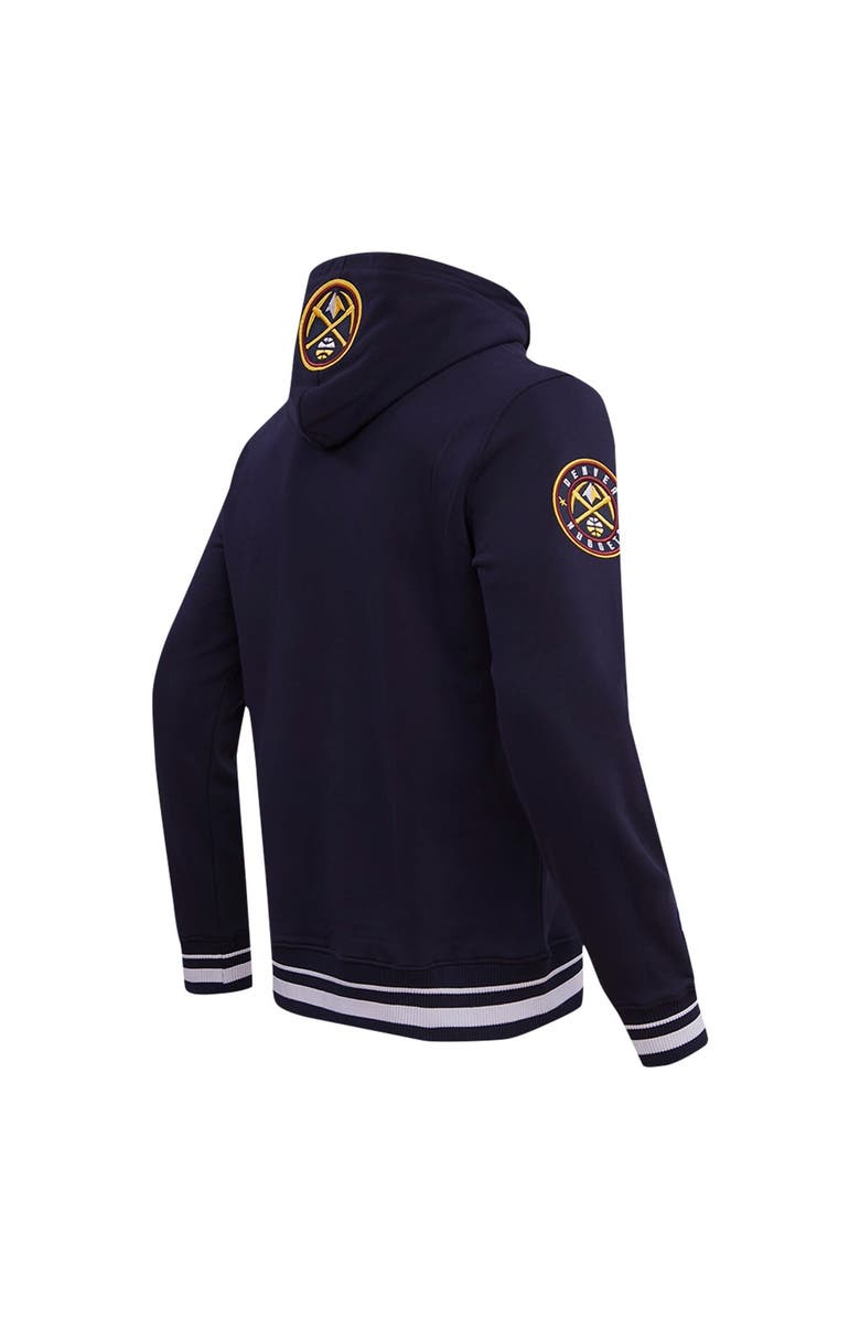 PRO STANDARD Men's Pro Standard Navy Denver Nuggets Script Tail Pullover Hoodie, Alternate, color, 