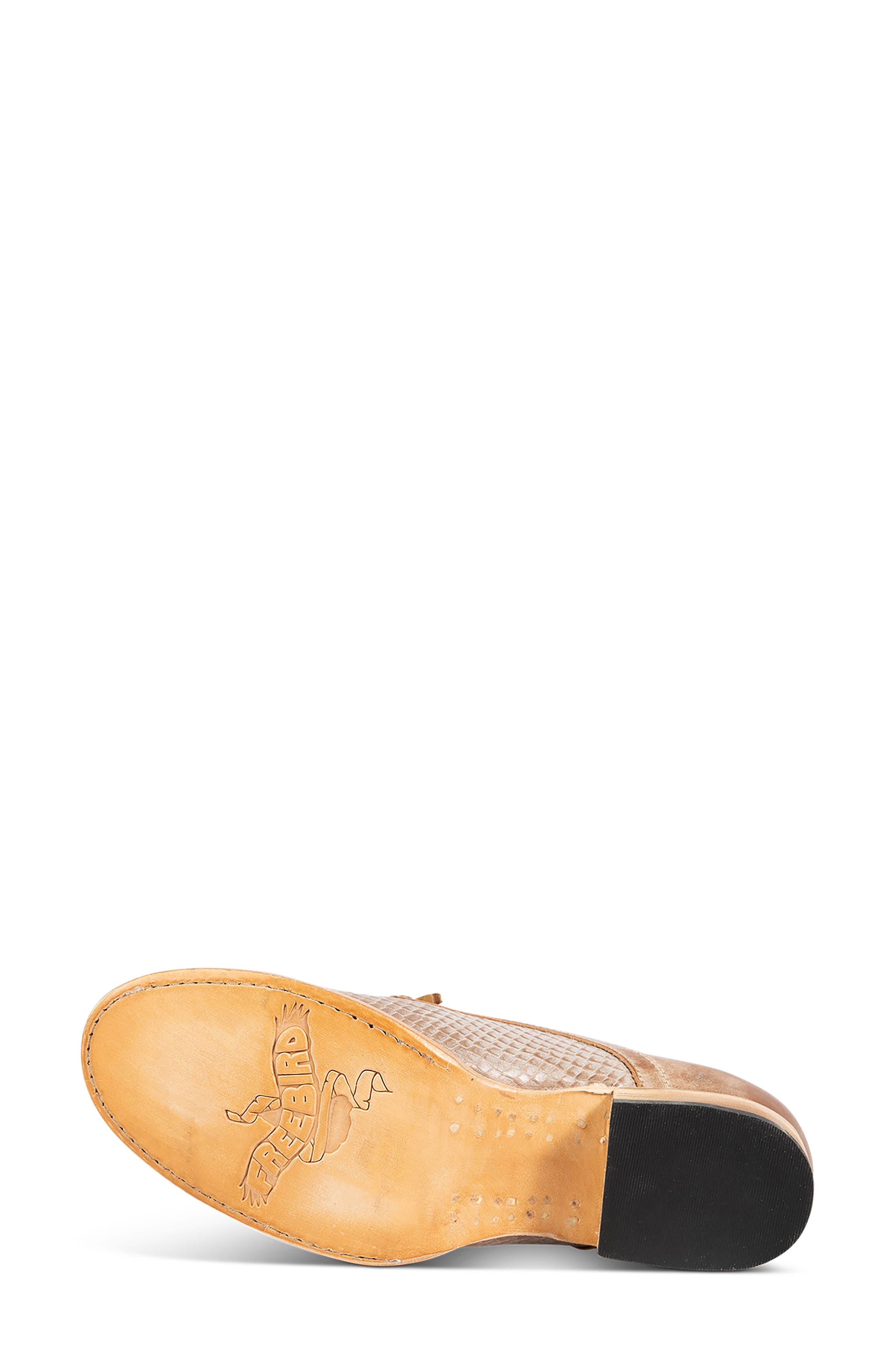 Mabel Leather Shoe, Alternate, color, TAUPE MULTI