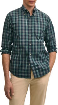 Brooks Brothers Tartan Cotton Poplin Shirt
