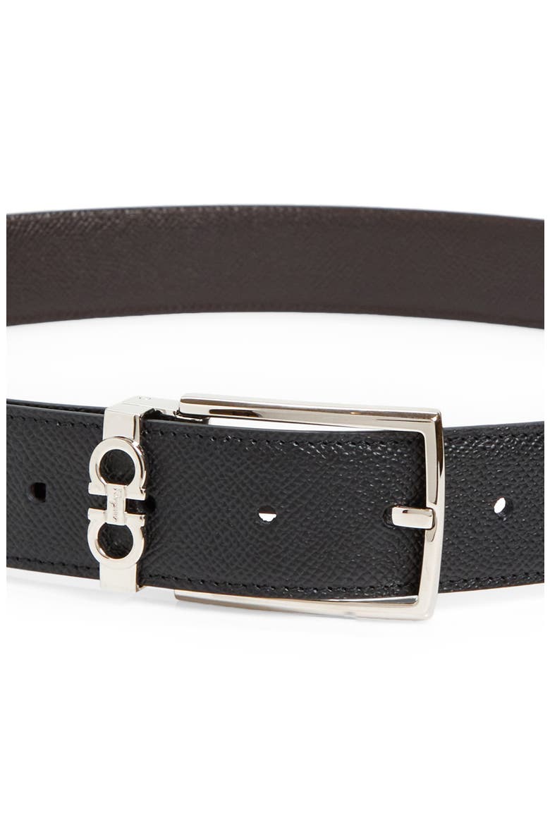 Reversible Leather Belt, Alternate, color, NERO