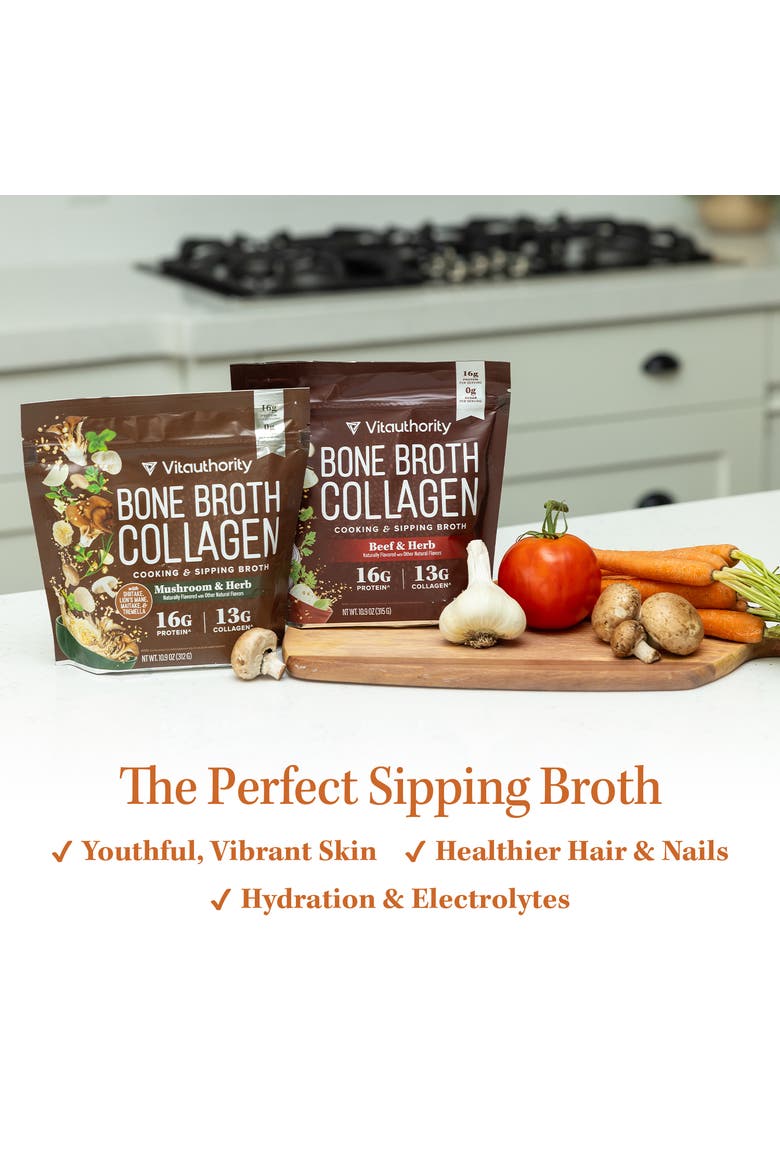 Bone Broth Collagen, Beef & Herb, 310gm, Alternate, color, No Color