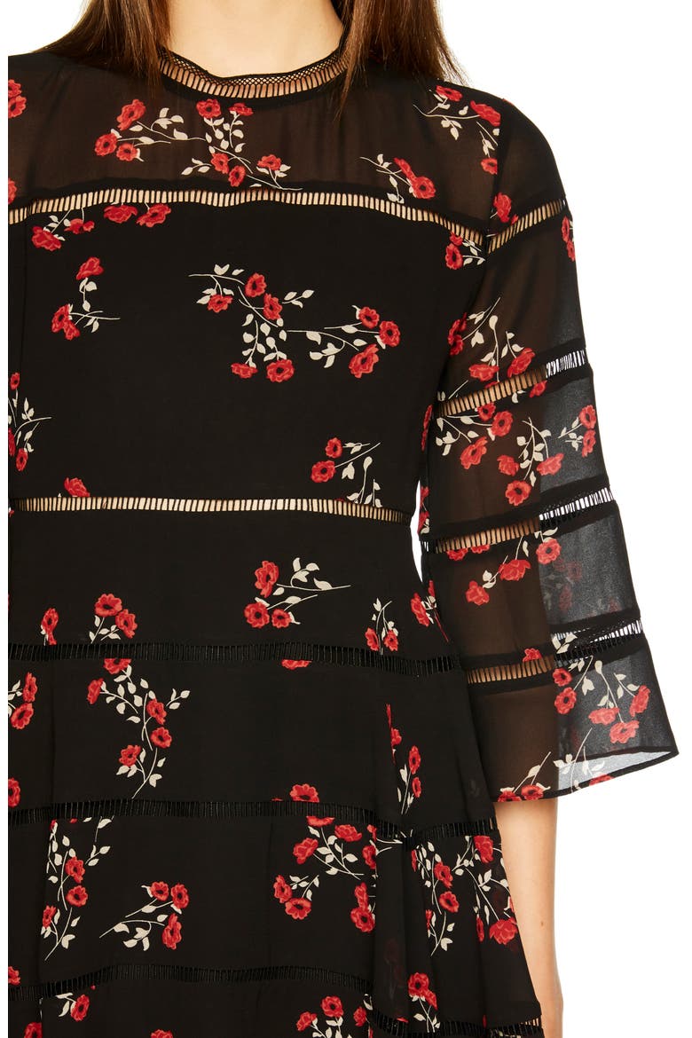 Poppy Print Dress, Alternate, color, DITSY FLORAL