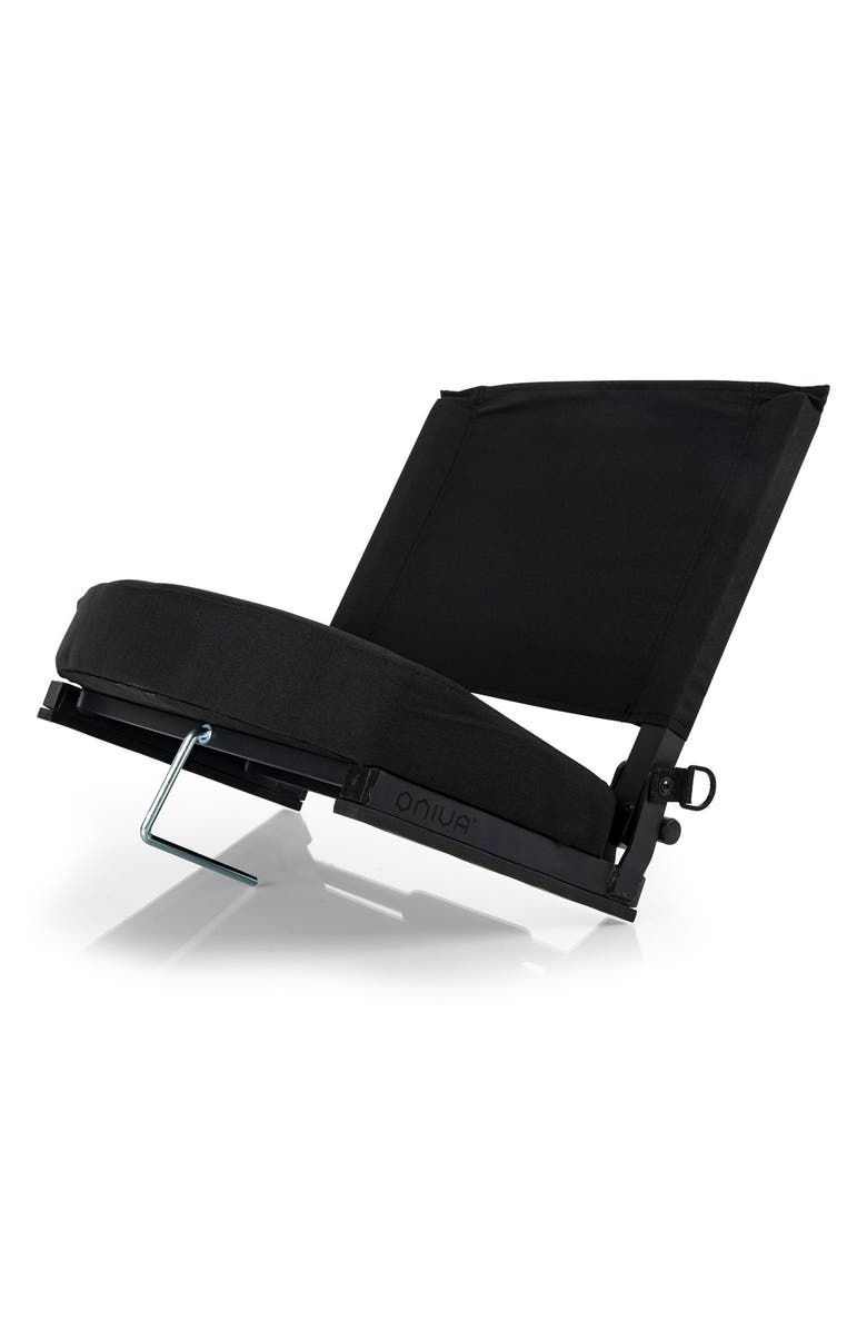 Picnic Time Gridiron Stadium Seat, Alternate, color, Black
