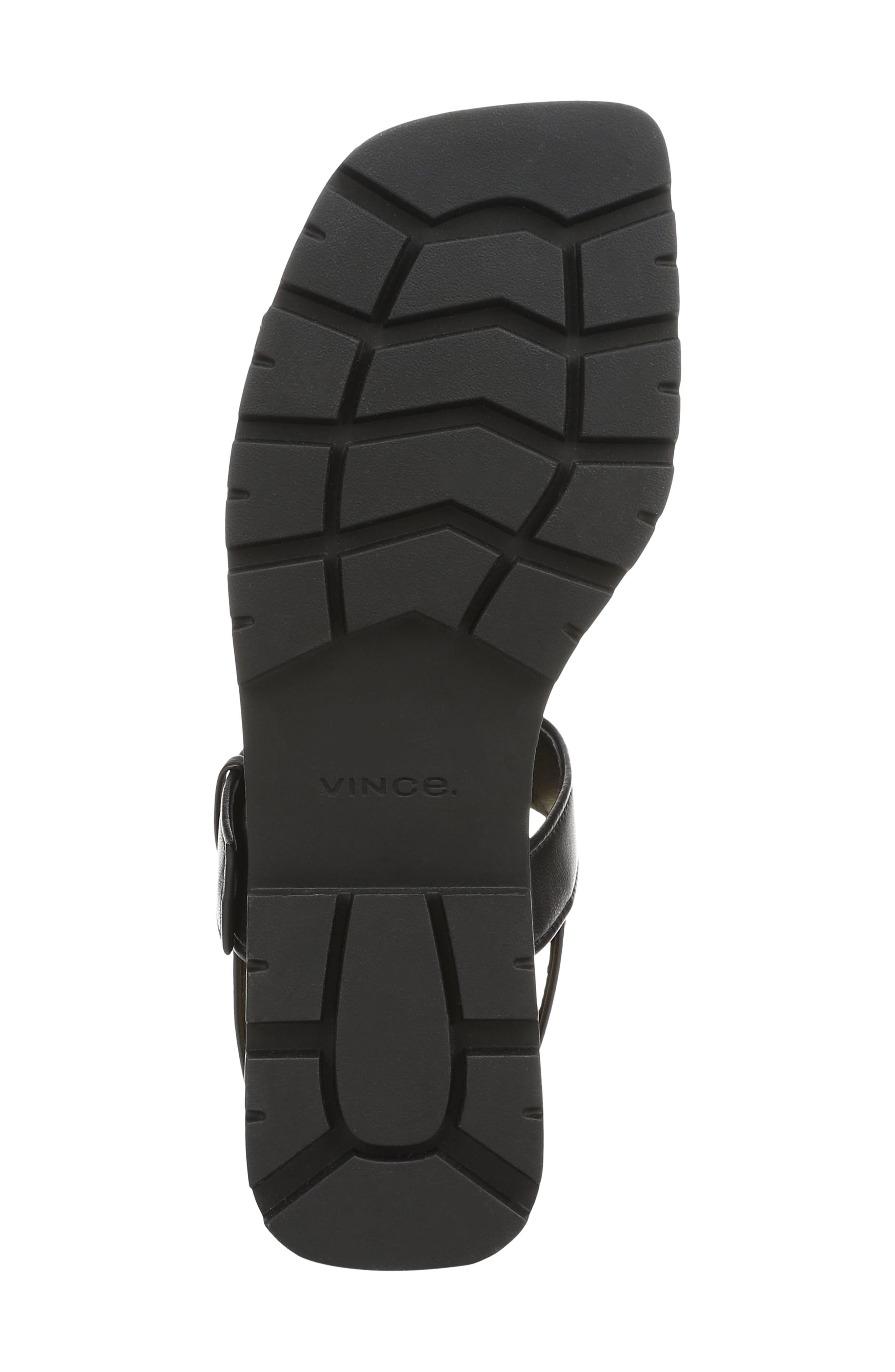 Vince Vega Ankle Strap Sandal, Alternate, color, Black