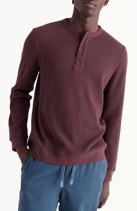 Brigantine Waffle Organic Cotton Henley T-shirt