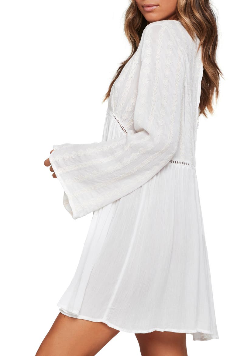 L Space Bailey Cover-Up Tunic, Alternate, color, WHITE
