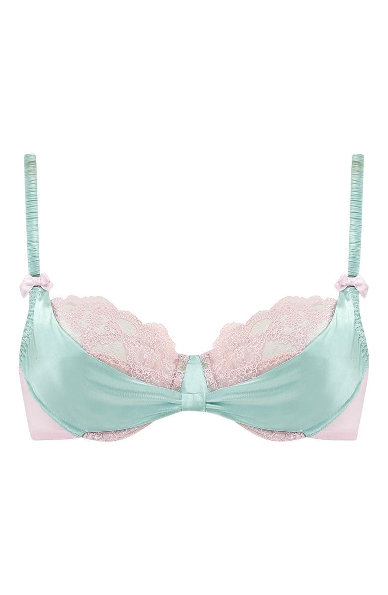 Scarlett Gasque Misses Macaron Underwired Bra, Alternate, color, Mint