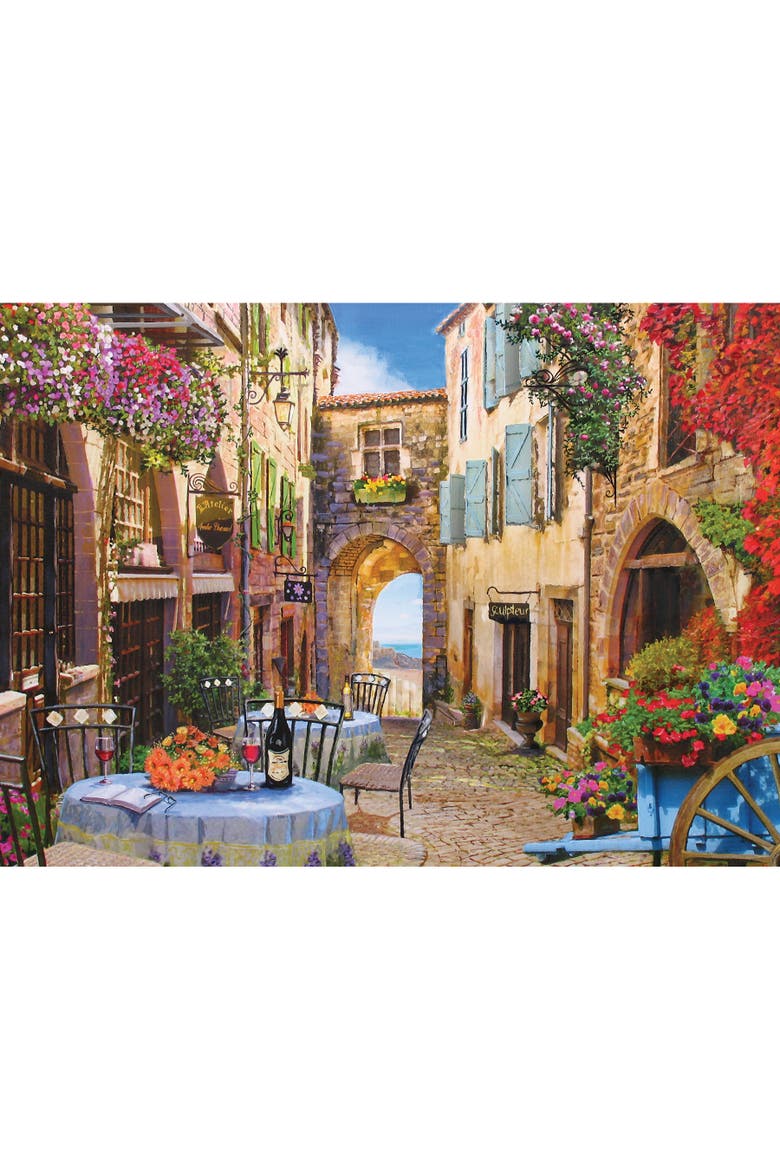 French Village1000 Piece Puzzle, Alternate, color, Multicolored