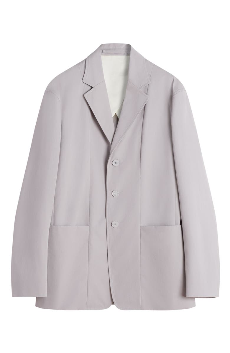 Lanvin Straight Fit Cotton Jacket, Main, color, Mink