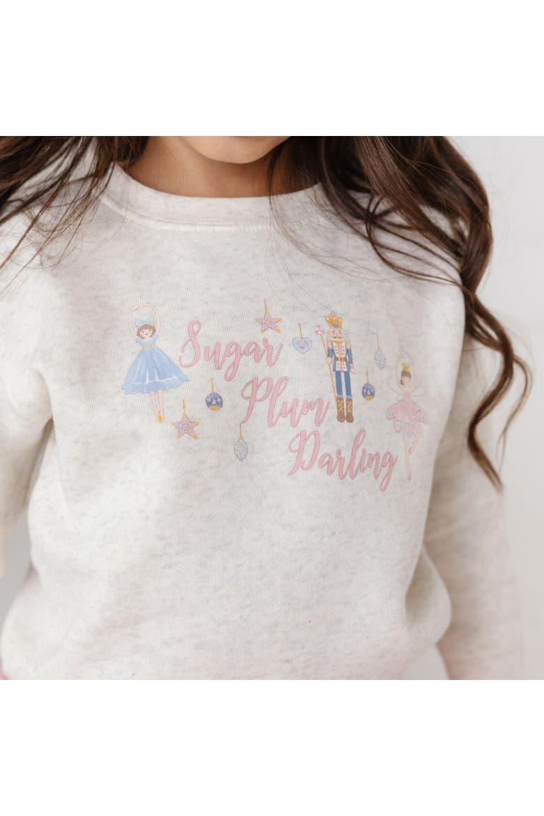 Sugar Plum Darling Christmas Sweatshirt, Alternate, color, Natural Heather