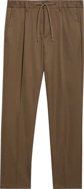 Herno Pleated Melange Drawstring Pants