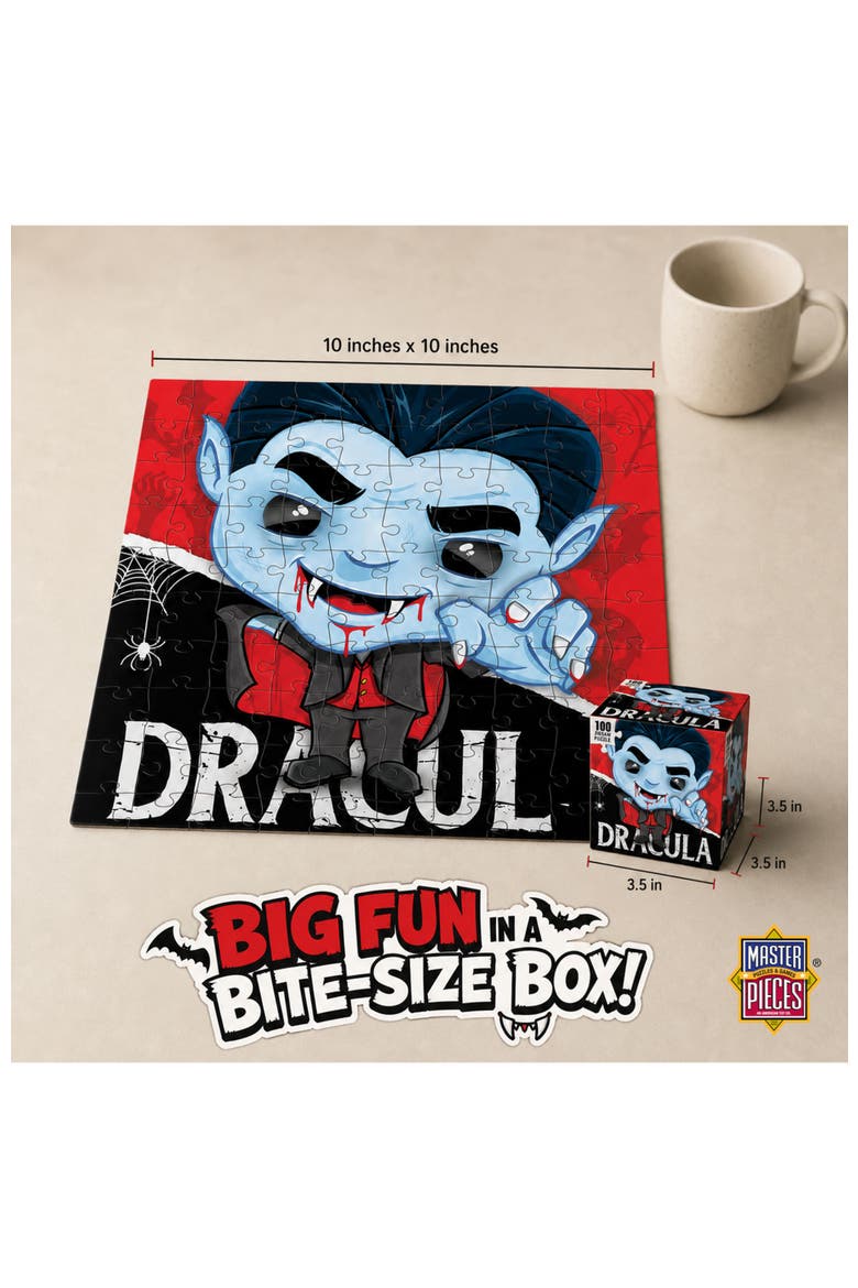 Dracula 100 Piece Jigsaw Puzzle, Alternate, color, Multicolor