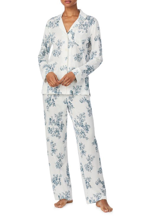 Print Cotton Blend Pajamas