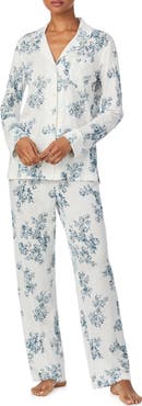 Lauren Ralph Lauren Print Cotton Blend Pajamas