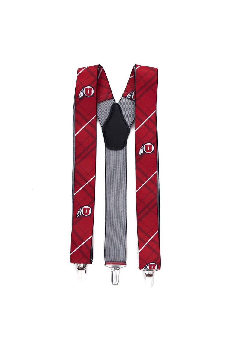 Men's Red Utah Utes Suspenders, Main, color, Red