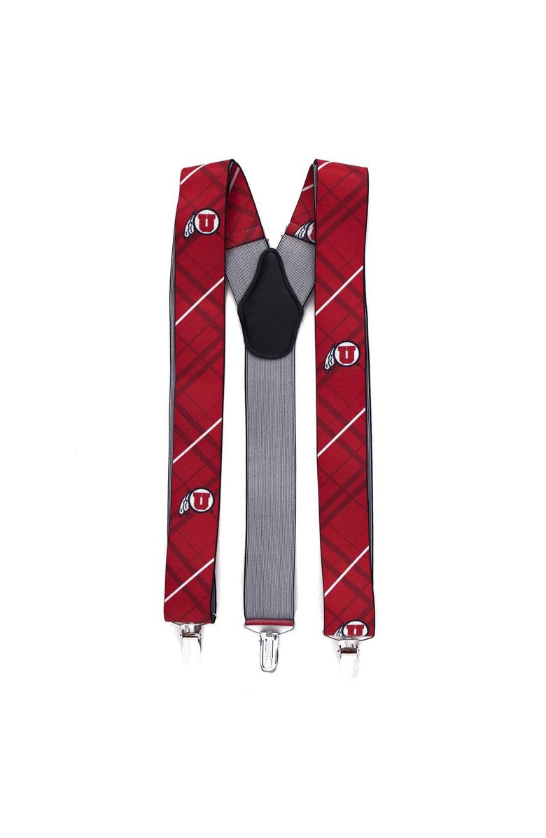 EAGLES WINGS Men's Red Utah Utes Suspenders, Main, color, Red