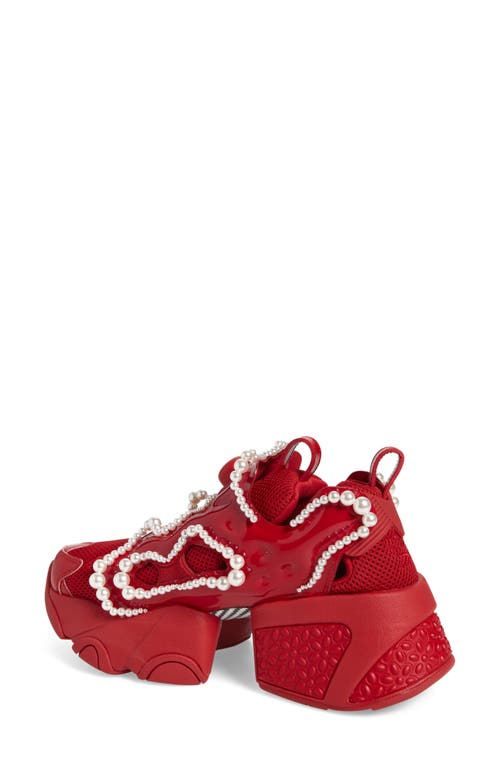 Shop Noir Kei Ninomiya X Reebok Instapump Fury Platform Sneaker