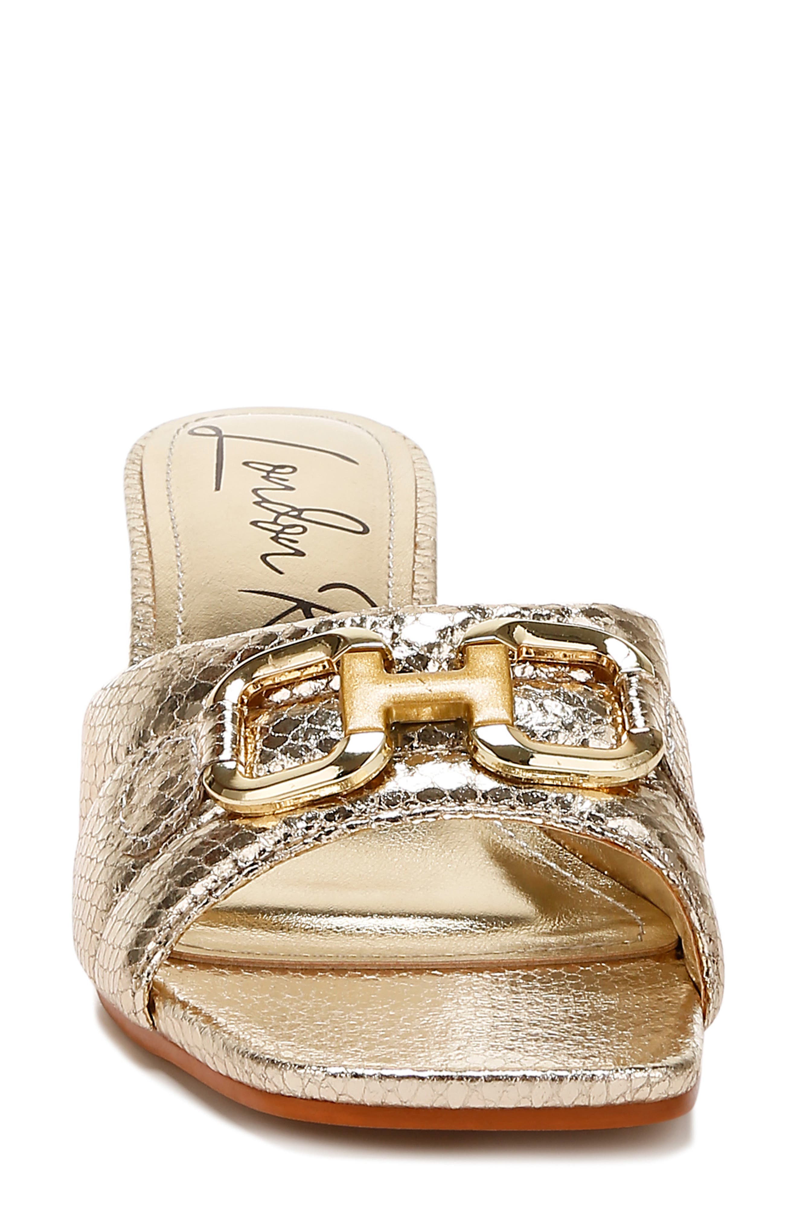 LONDON RAG Bellamy Mule Sandal, Alternate, color, Metallic Gold