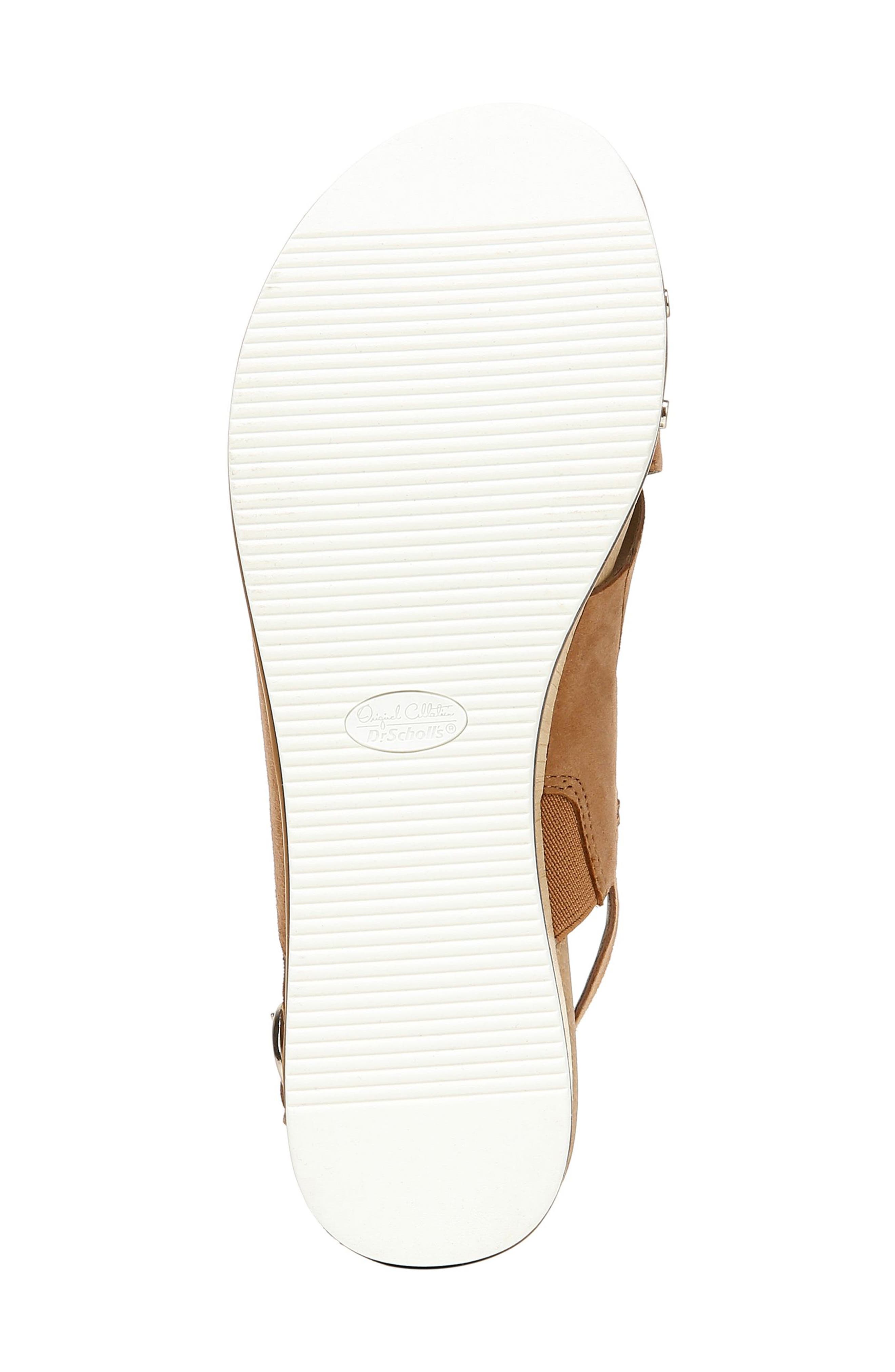 Catchin' Rays Platform Sandal, Alternate, color, HONEY LEATHER