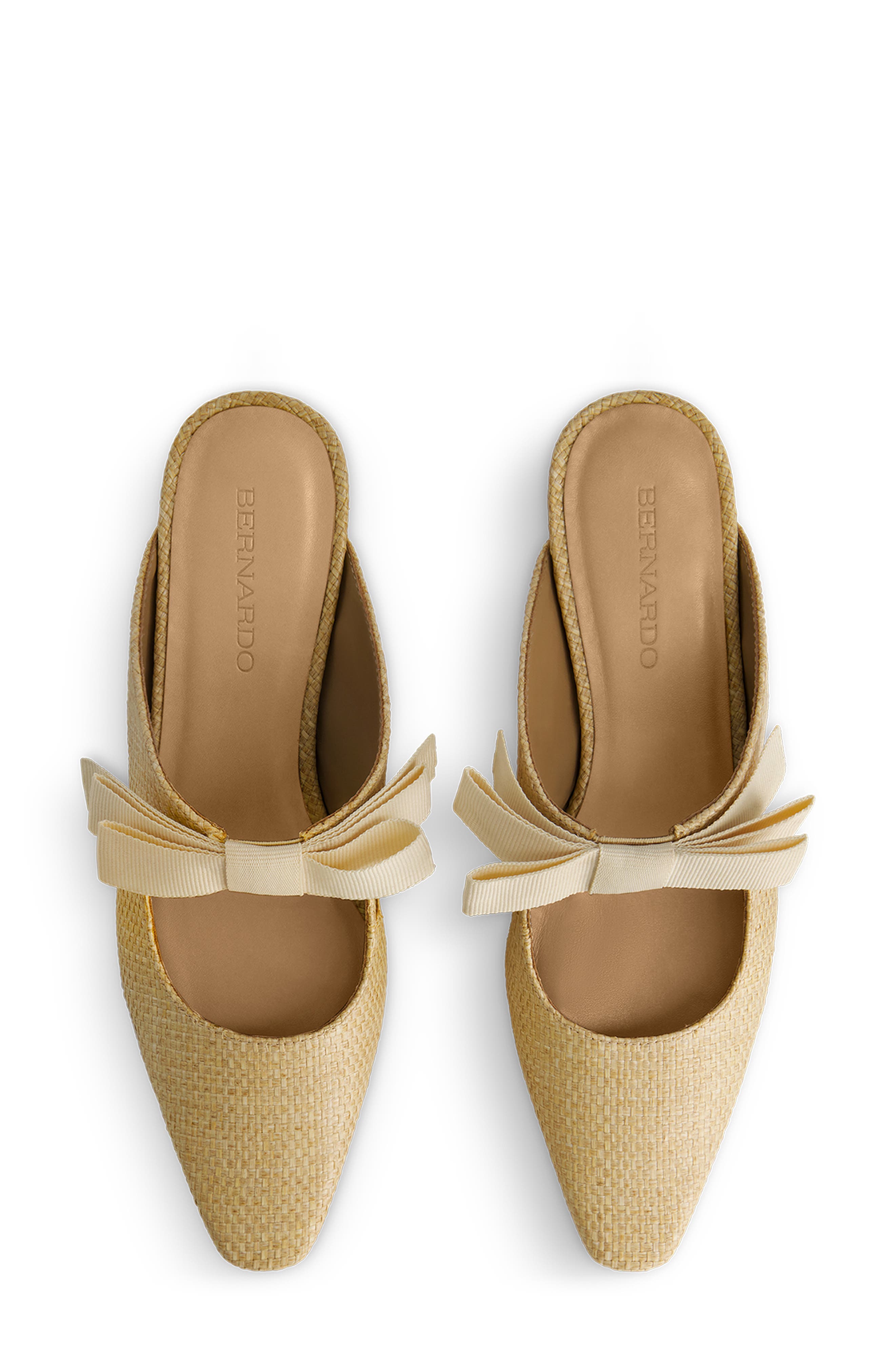 Bernardo Footwear Astrid Mule, Alternate, color, Light Natural Small Cross