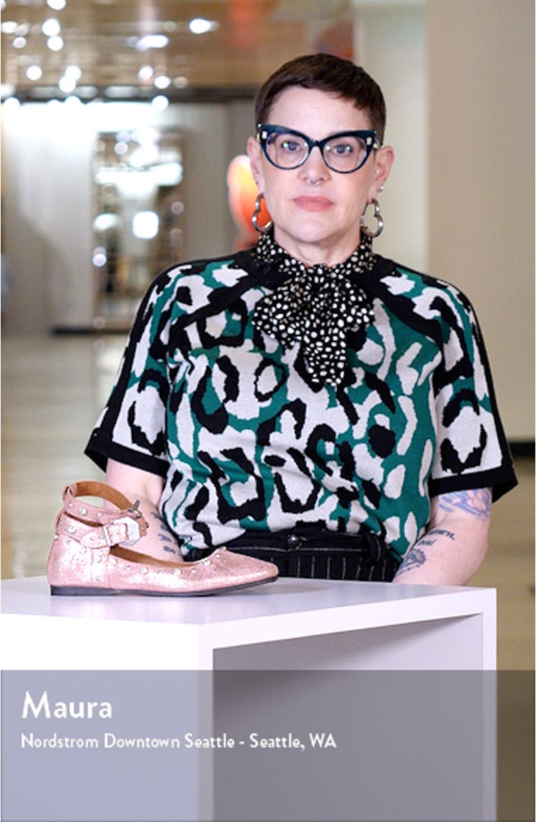 Mystic Diamante Ankle Strap Flat, sales video thumbnail