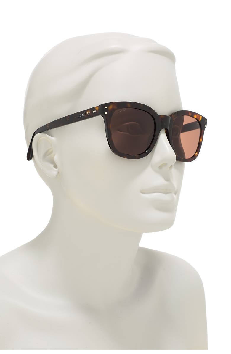 Gucci 52mm Square Sunglasses, Alternate, color,