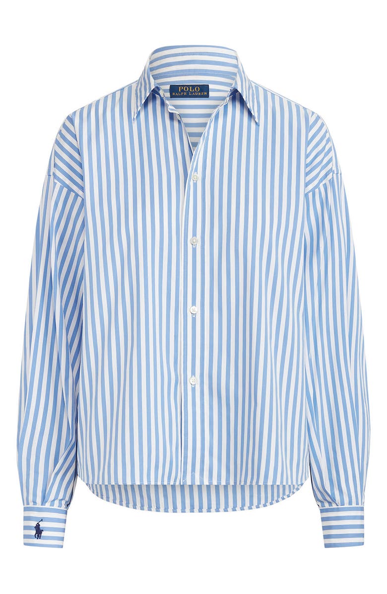 Polo Ralph Lauren Stripe Cotton Button-Up Shirt, Alternate, color,