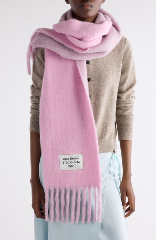 Acne Studios Volly Alpaca & Wool Blend Fringe Scarf