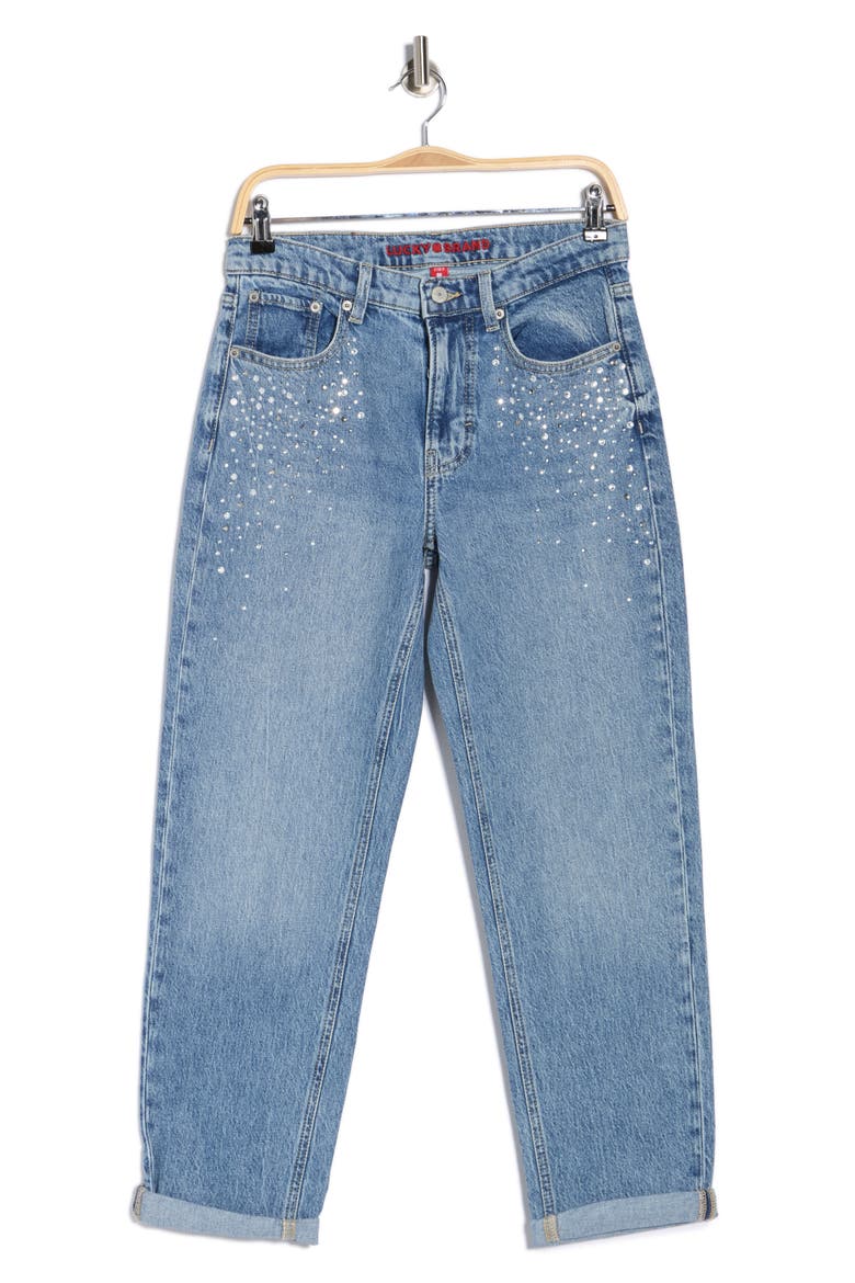 Crystal Studded Boyfriend Jeans, Alternate, color, PAPARAZZI - EMBELLISHED