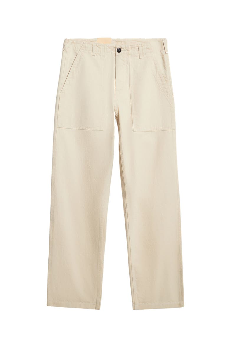 Newfatigue Japan Selvedge Ecrù Denim, Main, color, OFF WHITE