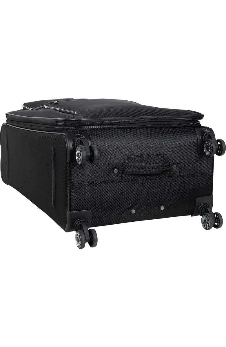 Reaction Kenneth Cole Rugged Roamer 28-Inch Large Expandable Spinner Suitcase, Alternate, color, Black