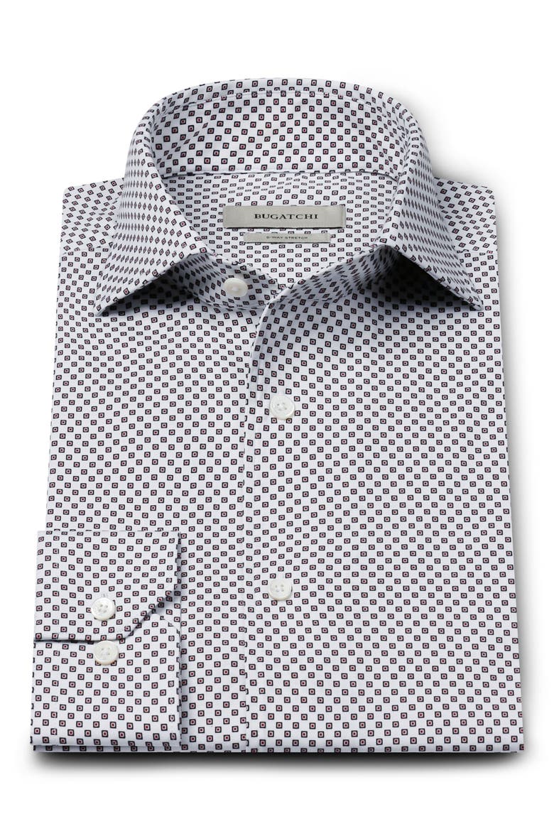 Devon OoohCotton Stretch Button Up Shirt, Alternate, color, CHALK