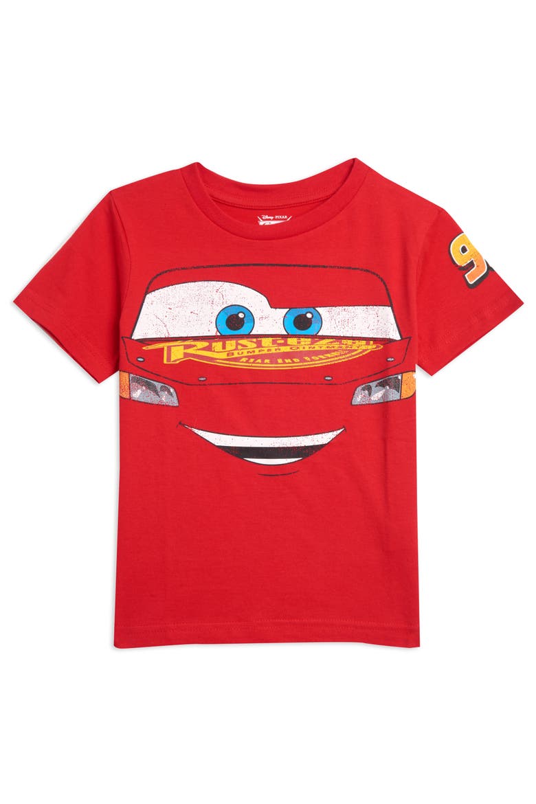 Cars 3-Pack T-Shirts, Alternate, color, Red Brown Grey Mater