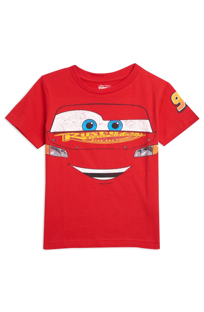 Disney Cars 3-Pack T-Shirts, Alternate, color, Red Brown Grey Mater