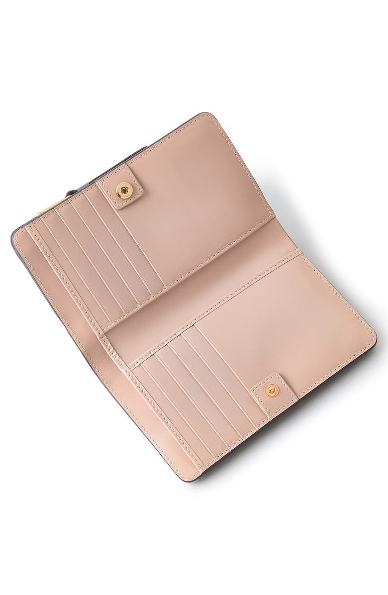 Radley Liverpool Lane Bloom Medium Leather Bifold Wallet, Alternate, color, Cloud Burst