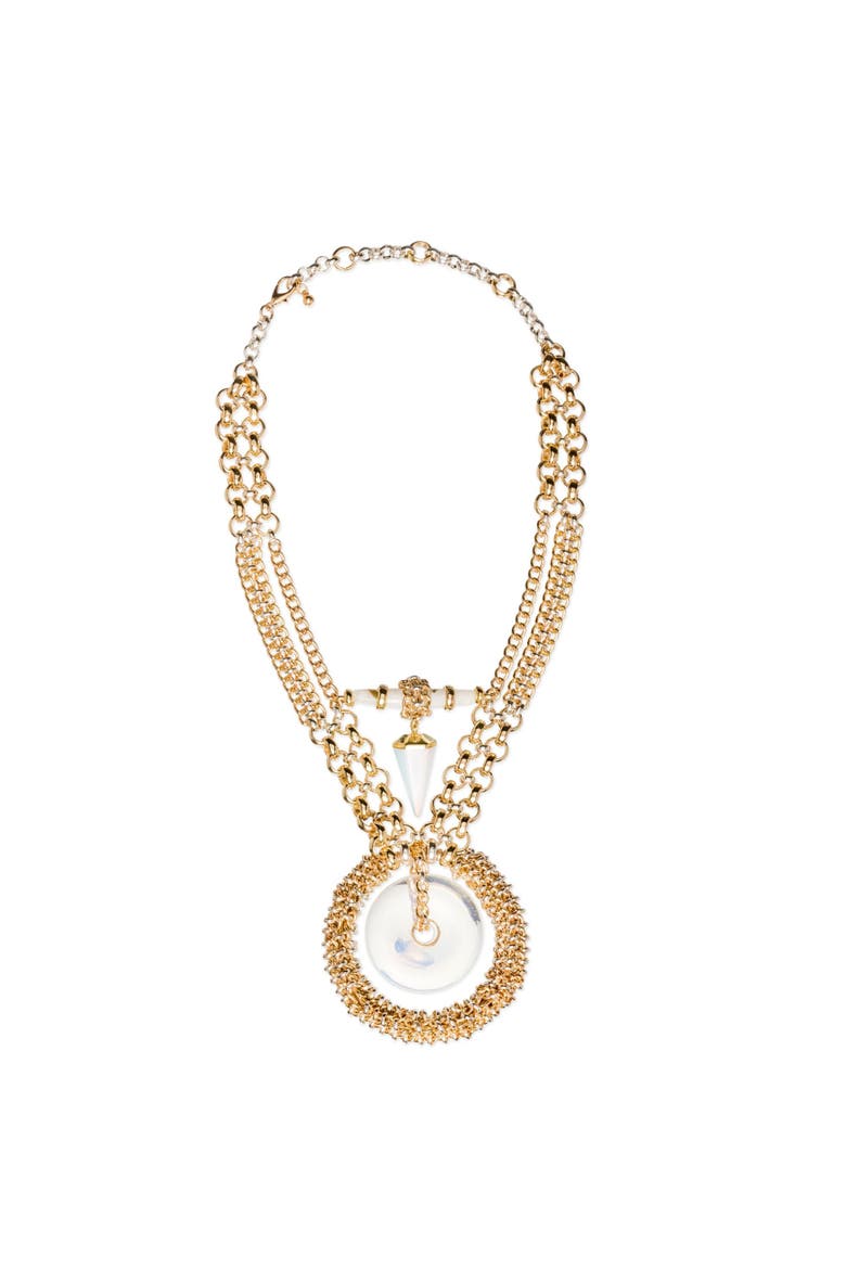 Journey Of A Lightworker Necklace, Main, color, Gold