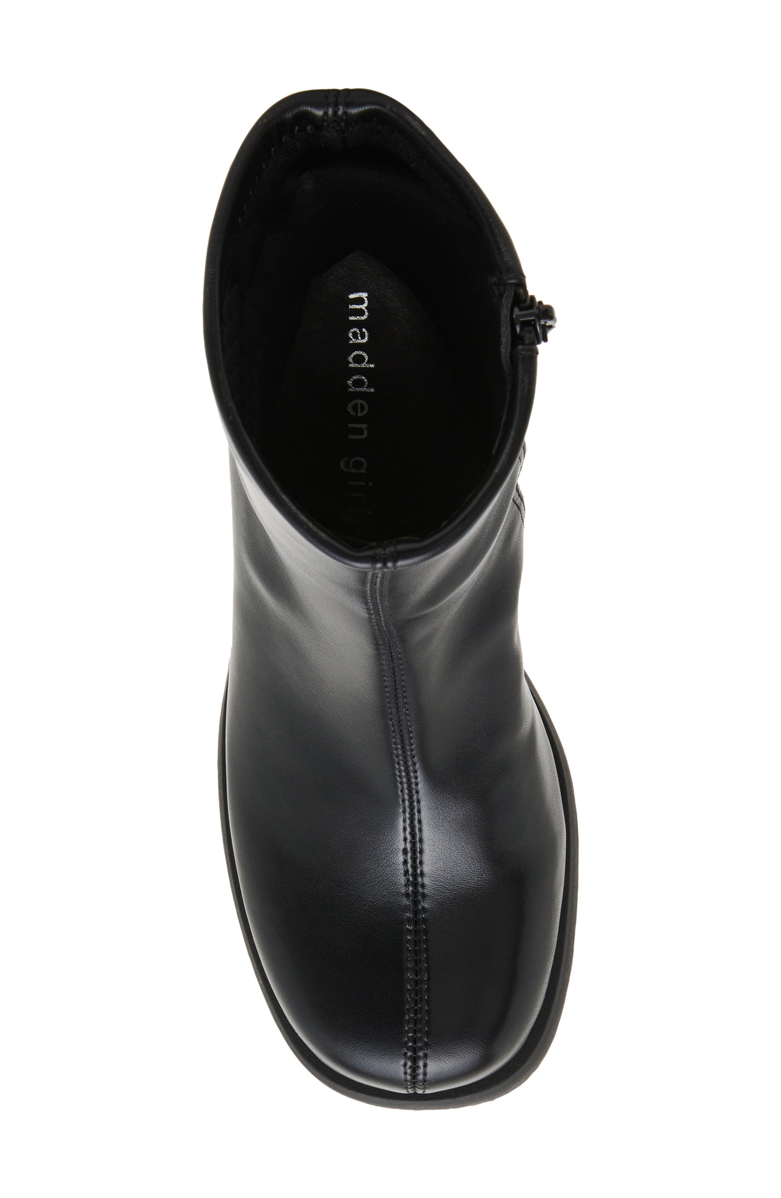 Moorree Faux Leather Boot, Alternate, color, BLACK PARIS